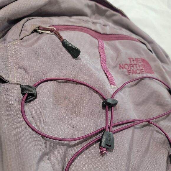 The North Face Borealis Backpack Hiking Outdoor Pink Purple Womens Laptop Bag - Picture 5 of 11